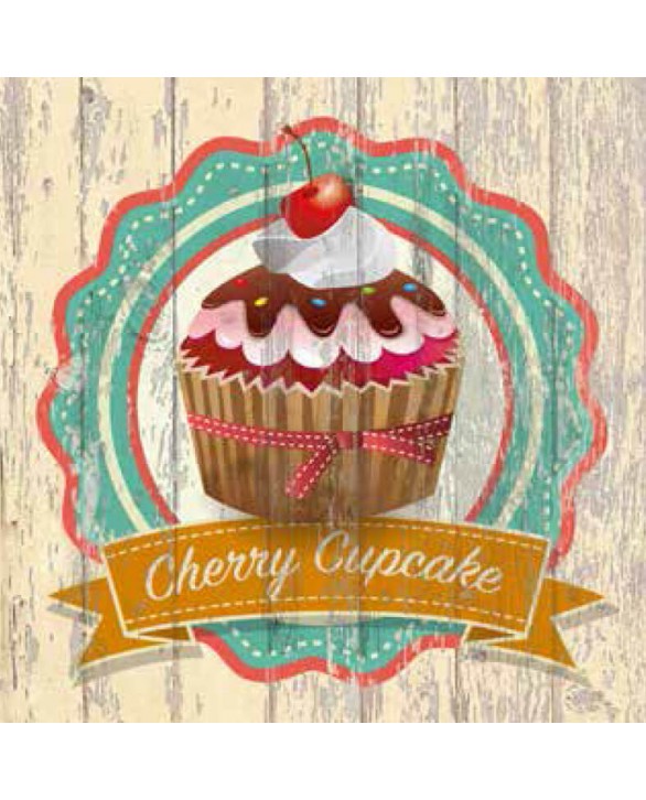 Cuadro Cherry Cupcake